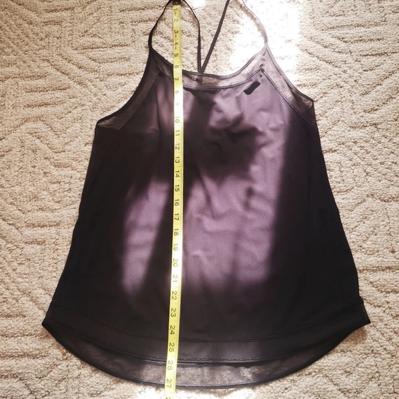 Lululemon Black Mesh Strappy Tank - Picture 6 of 6